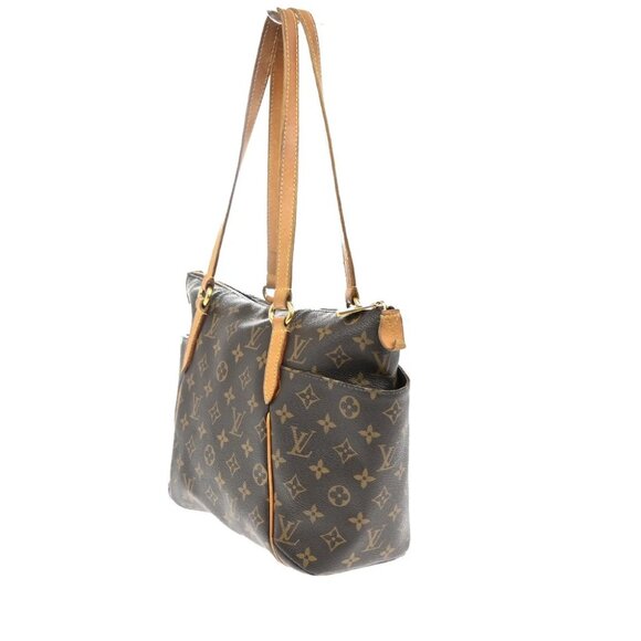 LOUIS VUITTON Logo Totally PM Shoulder Bag Monogram Leather Brown - Picture 4 of 15